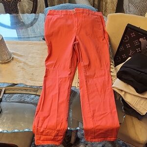 Tommy Hilfiger Coral Straight Leg Cotton Stretch Pants Sz.8